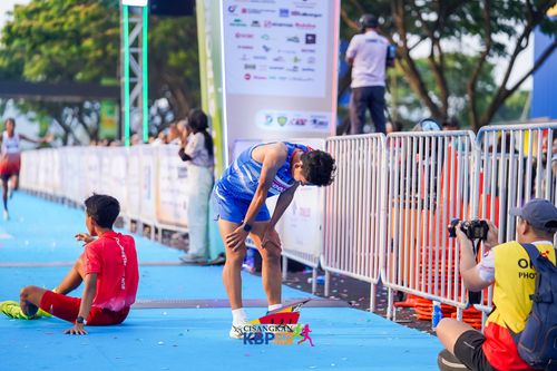 Race photo from CISANGKAN KBP CITY RUN 2025