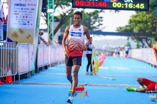 Race photo from CISANGKAN KBP CITY RUN 2025