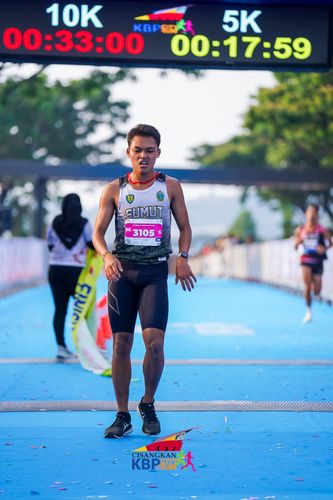 Race photo from CISANGKAN KBP CITY RUN 2025