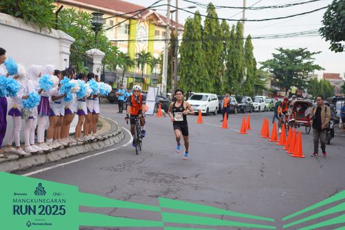 Race photo from Mangkunegaran Run 2025
