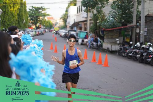 Race photo from Mangkunegaran Run 2025