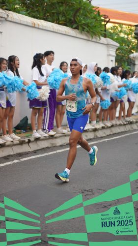 Race photo from Mangkunegaran Run 2025