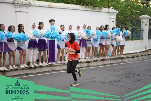 Race photo from Mangkunegaran Run 2025