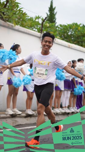 Race photo from Mangkunegaran Run 2025