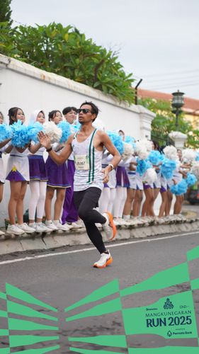 Race photo from Mangkunegaran Run 2025