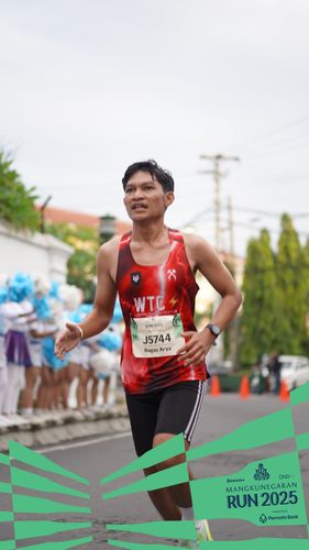 Race photo from Mangkunegaran Run 2025