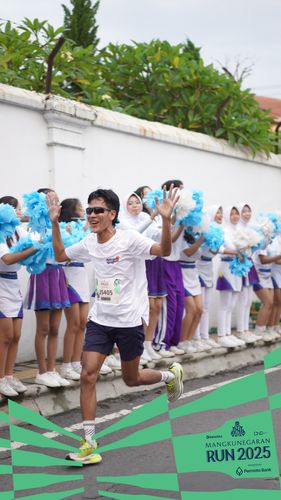 Race photo from Mangkunegaran Run 2025
