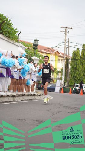 Race photo from Mangkunegaran Run 2025