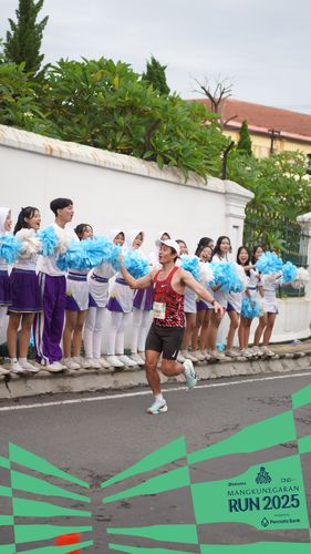 Race photo from Mangkunegaran Run 2025