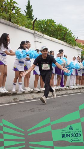 Race photo from Mangkunegaran Run 2025