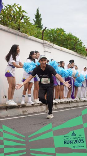 Race photo from Mangkunegaran Run 2025