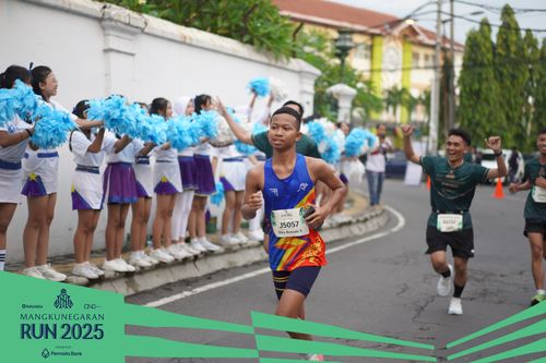 Race photo from Mangkunegaran Run 2025
