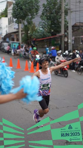 Race photo from Mangkunegaran Run 2025