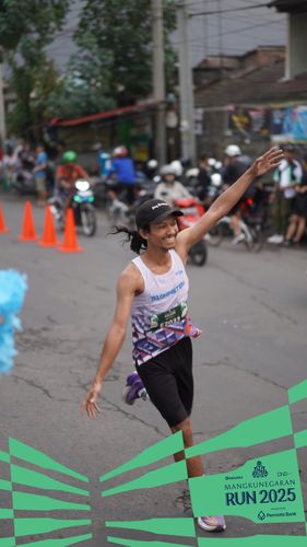 Race photo from Mangkunegaran Run 2025