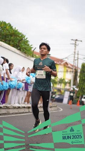 Race photo from Mangkunegaran Run 2025