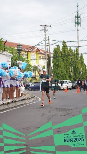 Race photo from Mangkunegaran Run 2025
