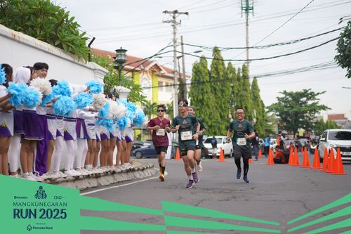 Race photo from Mangkunegaran Run 2025
