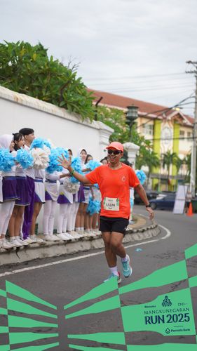 Race photo from Mangkunegaran Run 2025