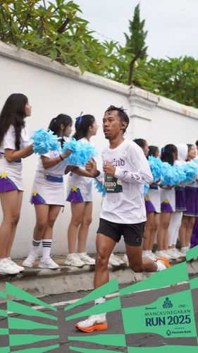 Race photo from Mangkunegaran Run 2025