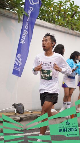 Race photo from Mangkunegaran Run 2025