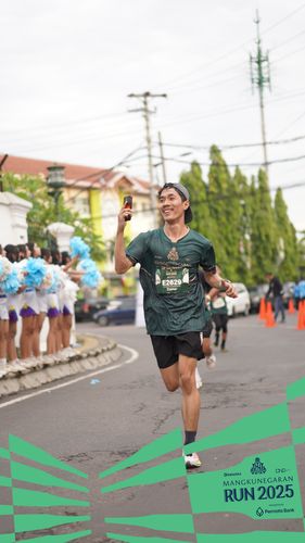 Race photo from Mangkunegaran Run 2025