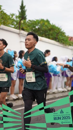 Race photo from Mangkunegaran Run 2025