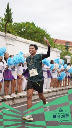 Race photo from Mangkunegaran Run 2025