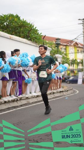 Race photo from Mangkunegaran Run 2025