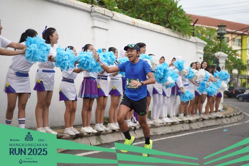 Race photo from Mangkunegaran Run 2025
