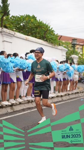 Race photo from Mangkunegaran Run 2025