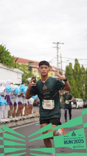 Race photo from Mangkunegaran Run 2025