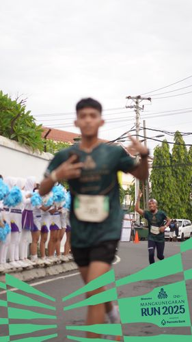 Race photo from Mangkunegaran Run 2025