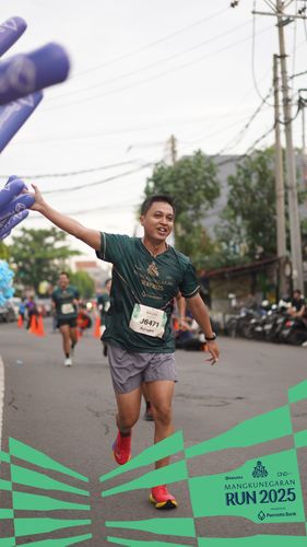Race photo from Mangkunegaran Run 2025