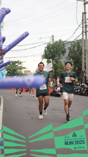 Race photo from Mangkunegaran Run 2025