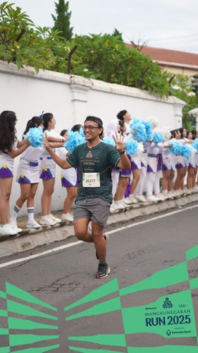 Race photo from Mangkunegaran Run 2025