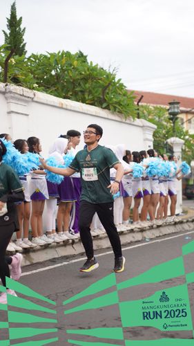 Race photo from Mangkunegaran Run 2025