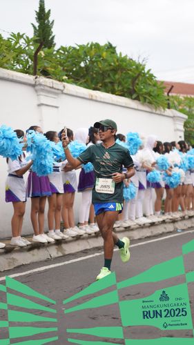 Race photo from Mangkunegaran Run 2025