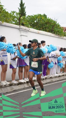 Race photo from Mangkunegaran Run 2025
