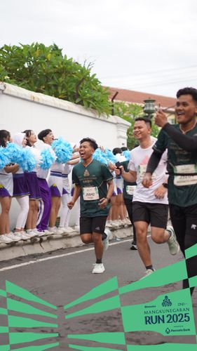 Race photo from Mangkunegaran Run 2025