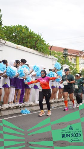Race photo from Mangkunegaran Run 2025