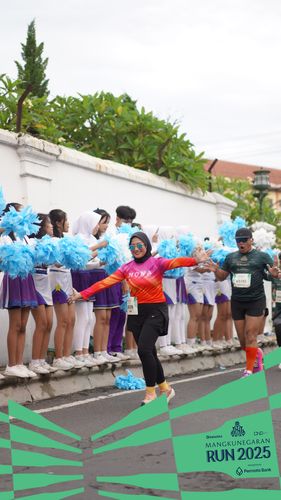Race photo from Mangkunegaran Run 2025