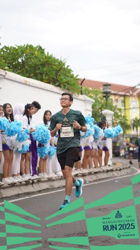 Race photo from Mangkunegaran Run 2025