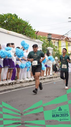 Race photo from Mangkunegaran Run 2025