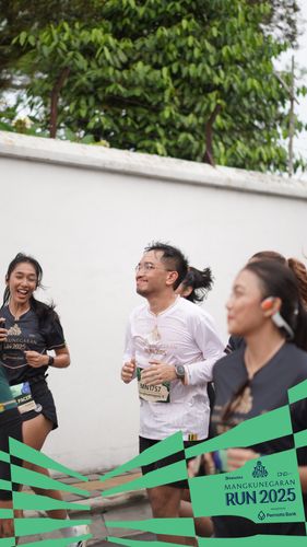 Race photo from Mangkunegaran Run 2025