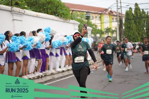 Race photo from Mangkunegaran Run 2025