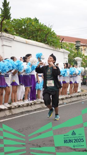 Race photo from Mangkunegaran Run 2025