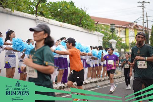 Race photo from Mangkunegaran Run 2025