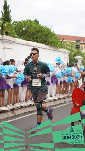 Race photo from Mangkunegaran Run 2025