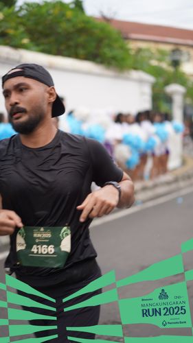Race photo from Mangkunegaran Run 2025