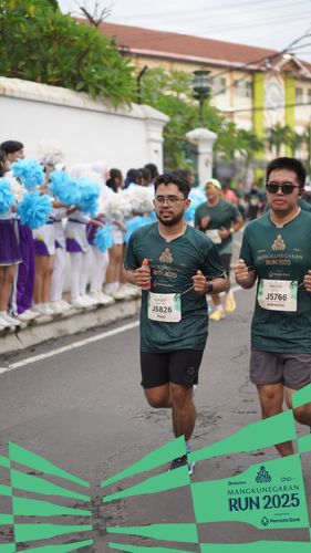 Race photo from Mangkunegaran Run 2025